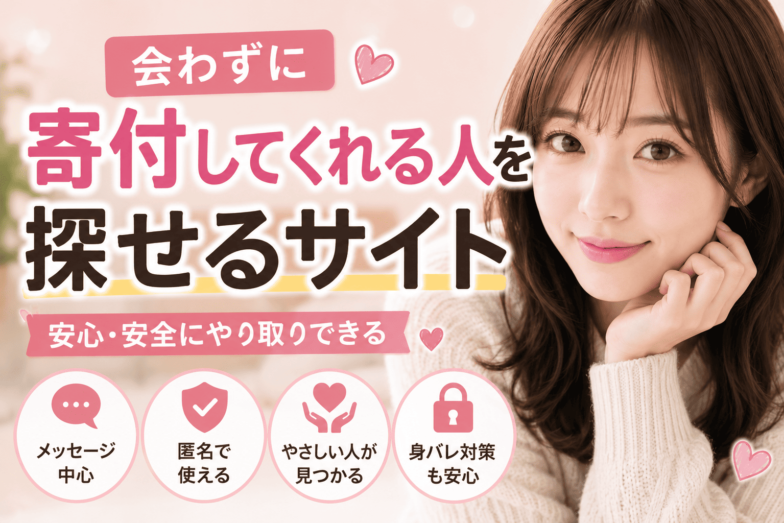 会わずに寄付してくれる人を探せるサイト